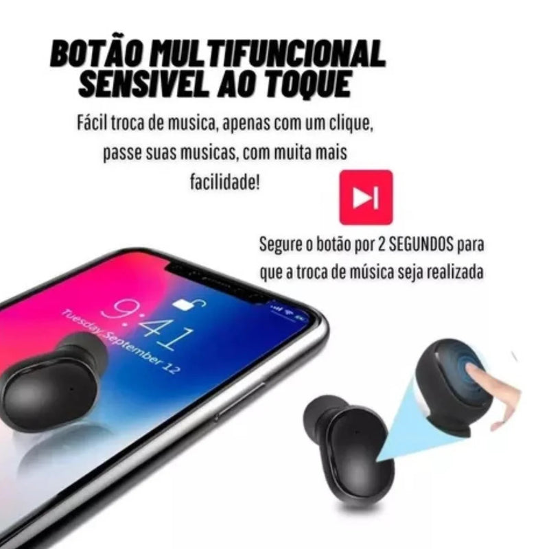 Fones de Ouvido Bluetooth