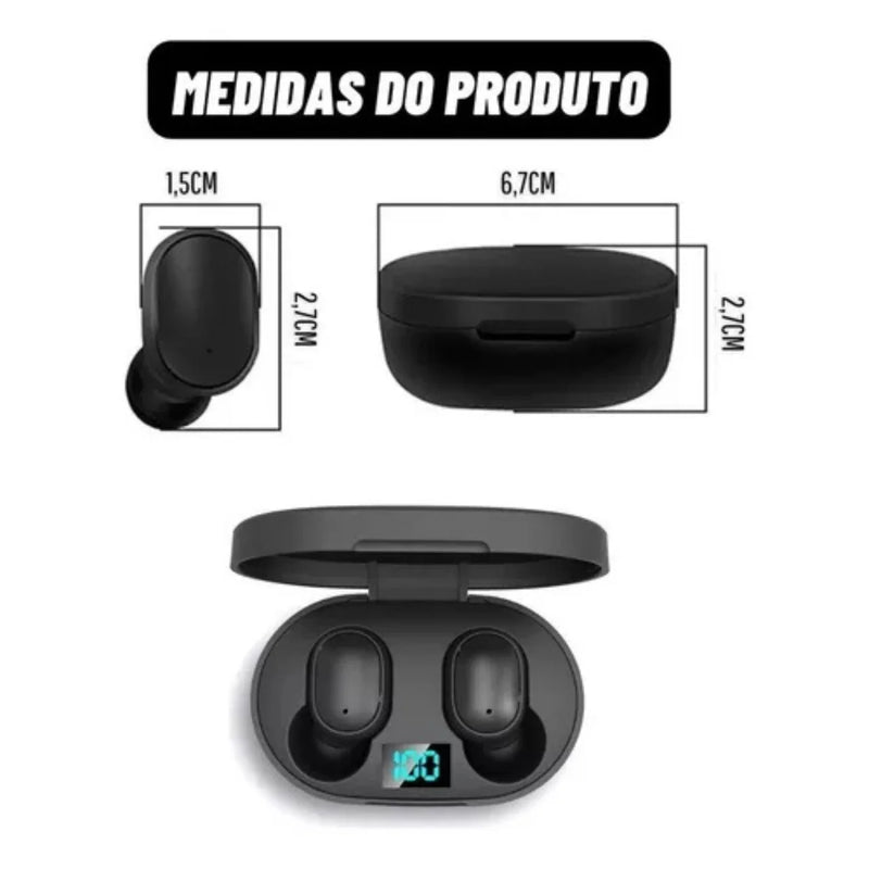 Fones de Ouvido Bluetooth