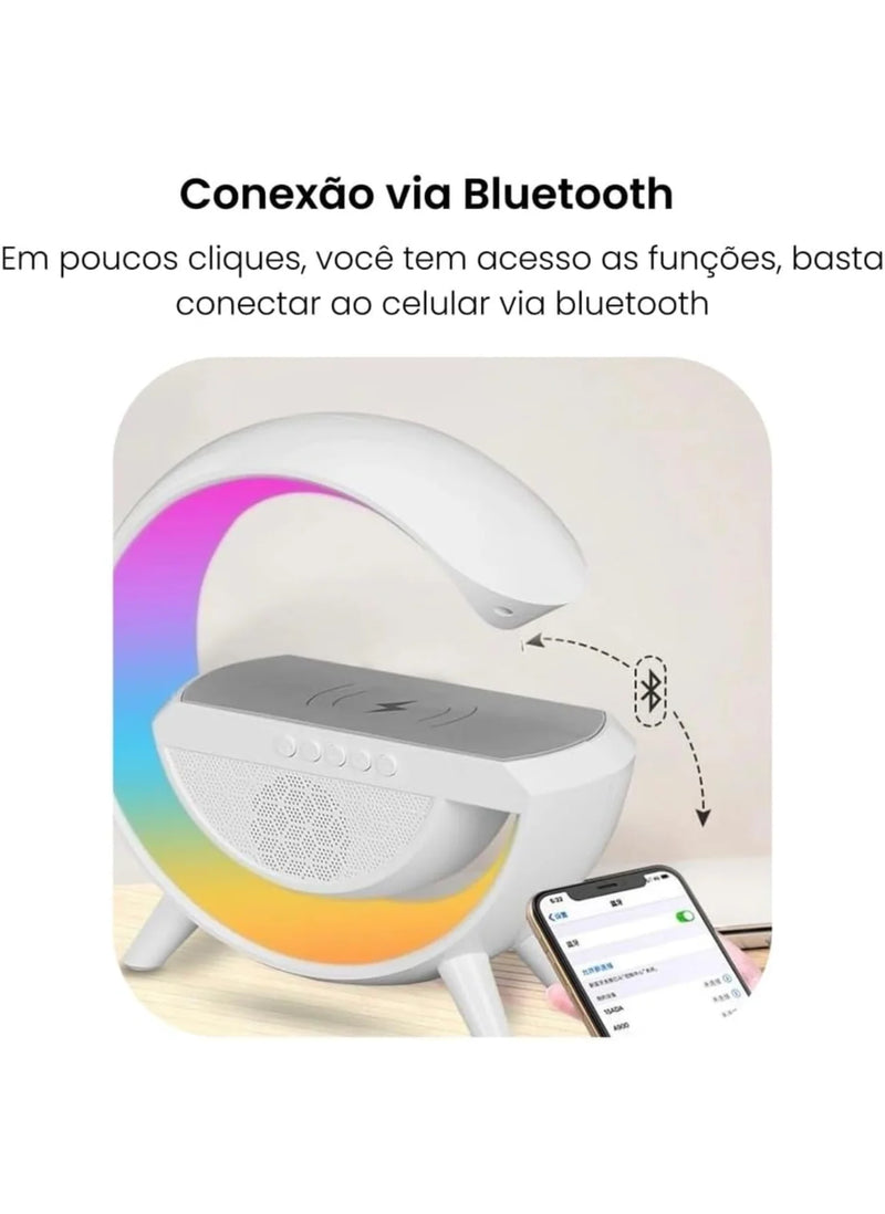 Caixa De Som Bluetooth G  Luminária