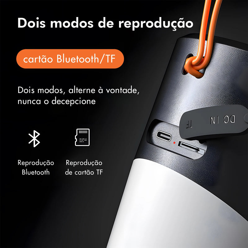 Caixinha de som portátil Bluetooth