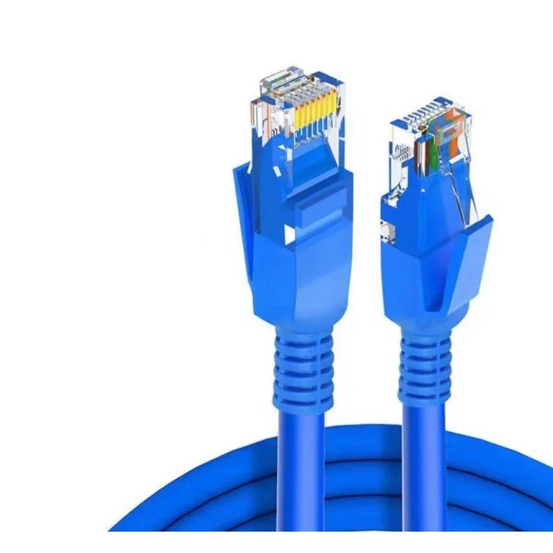 Cabo De Rede Blindado 5m Ethernet Rj45 Cat5 Azul