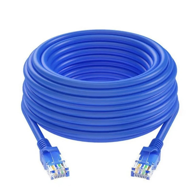 Cabo De Rede Blindado 5m Ethernet Rj45 Cat5 Azul