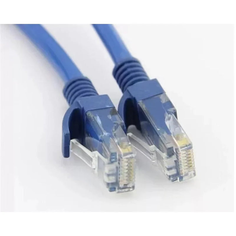 Cabo De Rede Blindado 5m Ethernet Rj45 Cat5 Azul