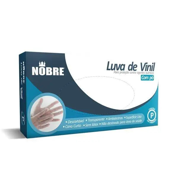 Luvas de Vinil com Proteção Química