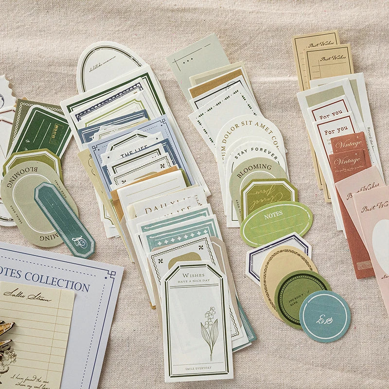 Bloco de notas decorativo Vintage Notes Collection Series