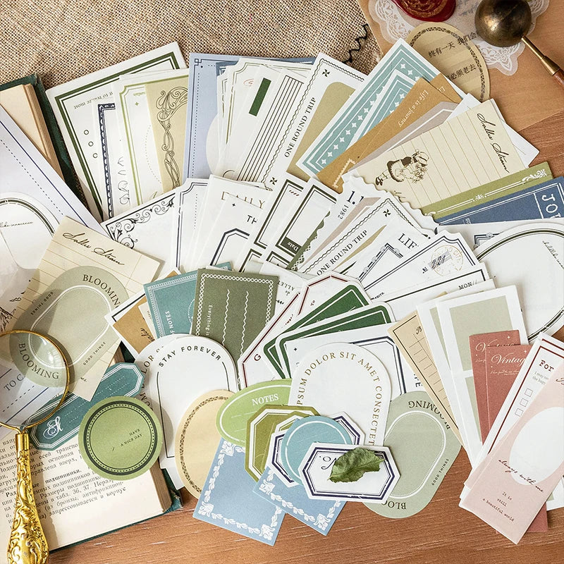 Bloco de notas decorativo Vintage Notes Collection Series